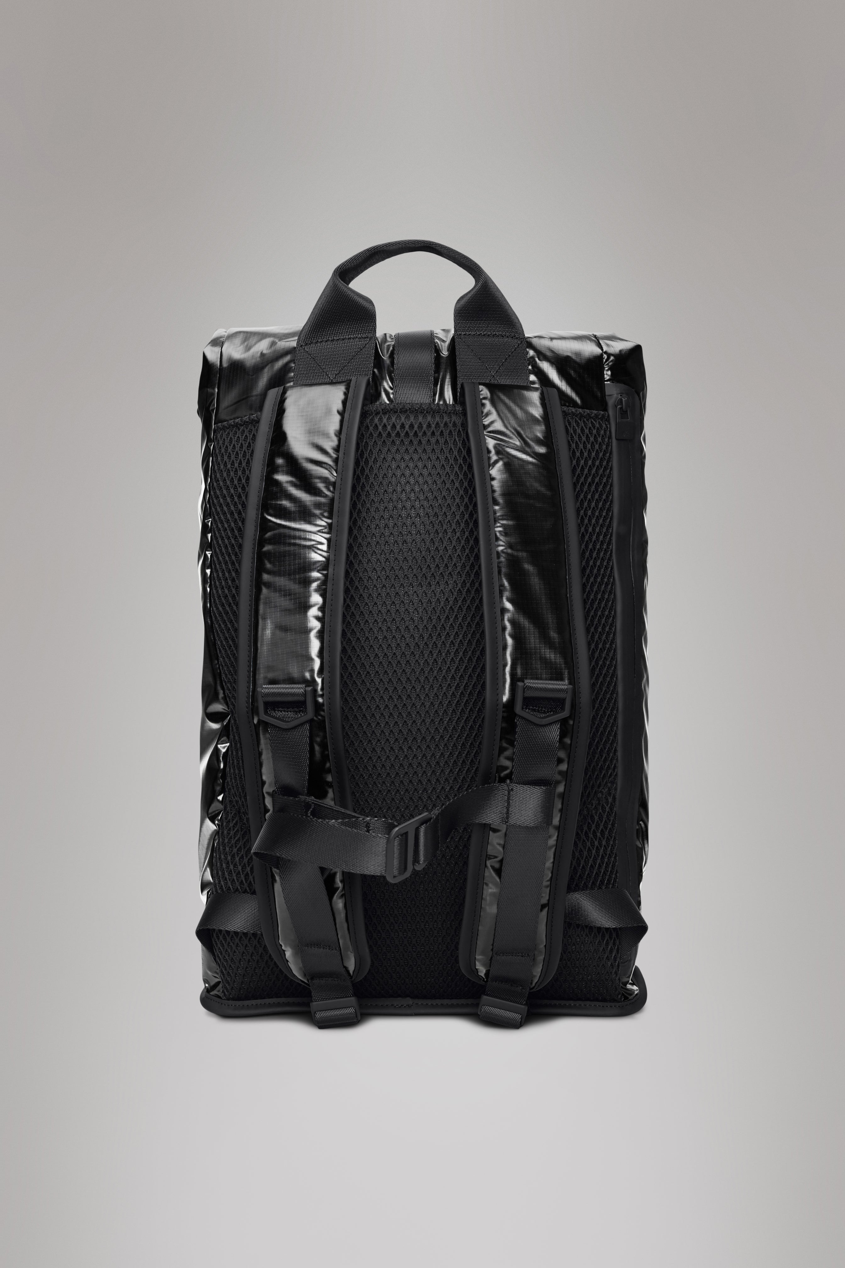 RAINS Sibu Rolltop Rucksack Black Backpack